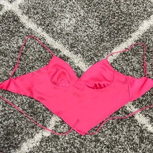 Hot Pink Going Out Top